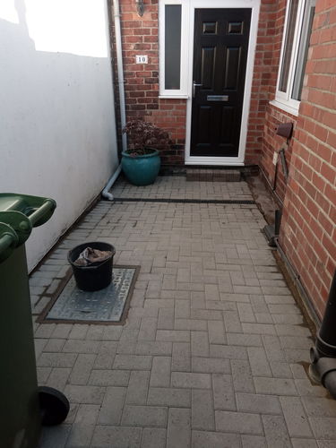 Customer photo review of Polydrain Shallow Drainage Channel A15 Black Plastic 1m Length