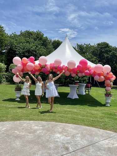 Customer photo review of Custom Jumbo Vinyl Balloon - Anything you want to say on a balloon!