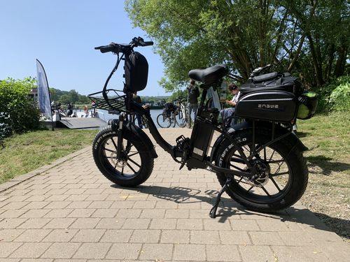 Customer photo review of CMACEWHEEL Y20 750W 20" Step-through Folding Electric Fat Bike 15Ah 45km/h 100km