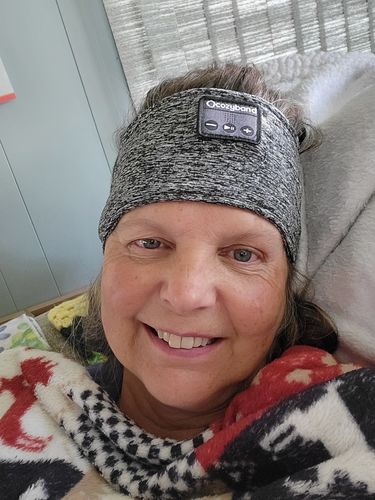 Customer photo review of CozyBand Wireless Headphones