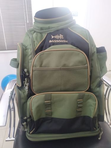 Customer photo review of Nova Mochila de Pesca Multifuncional Bassdash - Lançamento 2023 - Frete Grátis
