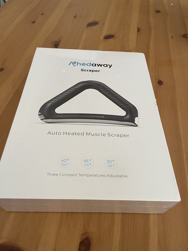 Customer photo review of Achedaway Scraper - The World’s First Heated Muscle Scraper