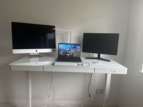 Customer photo review of Smart Desk Height Adjustable
