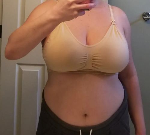 Customer photo review of Bamboo Maternity & Nursing Bra