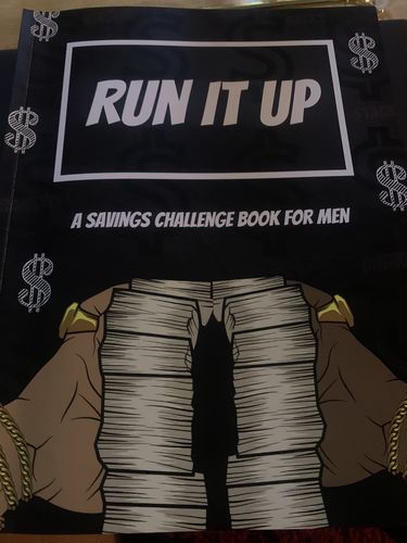 Customer photo review of Run It Up - The Savings Challenge Book for Men