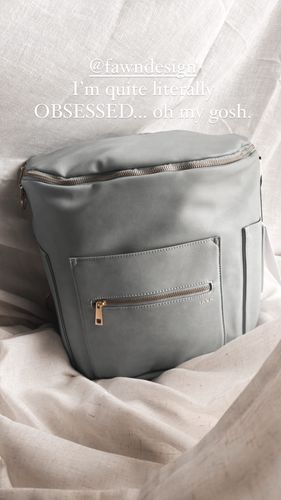 Customer photo review of The Ultimate Motherhood Bundle - Dusty Blue