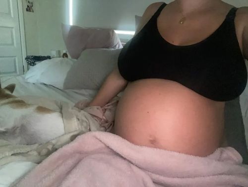Customer photo review of Bamboo Maternity & Nursing Bra