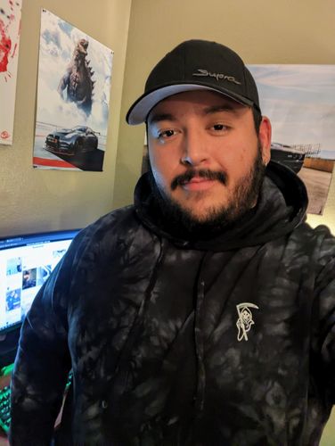 Customer photo review of Reaper Tie Dye Hoodie