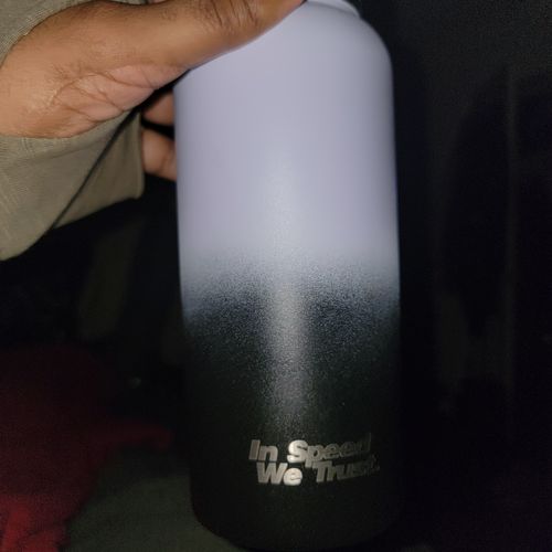 Customer photo review of "FLASK" In Speed We Trust