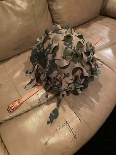 Customer photo review of Predator Ghillie™ Helmet Cover