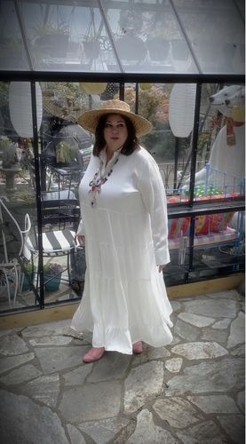 Customer photo review of DORA Maxi Summer Kaftan