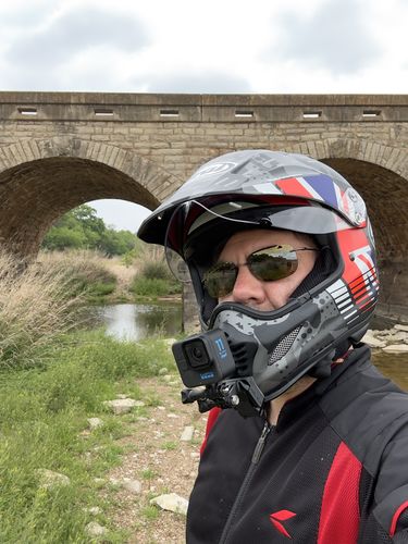 Customer photo review of Arai XD-4/Tour-X4 Camera Mount