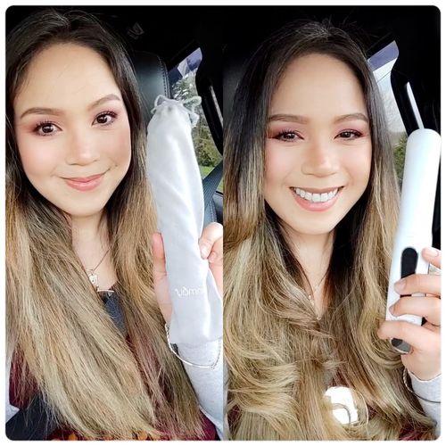 Customer photo review of SUNMAY Voga 2 in 1 Cordless Hair Straightener and Curler for Travelling