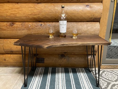 Customer photo review of Hairpin Legs - 3 Rod Design - Jet Black Satin