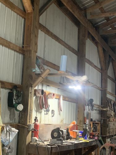 Customer photo review of 4 X 36 Inch Aluminum Oxide Metal Sanding Belts, 3 Pack