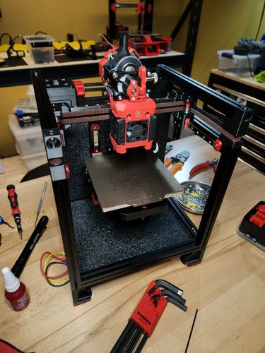 Customer photo review of Fysetc Voron V0.1Full Metalen Warmte Bed Frame Metalen Geïntegreerde Board Voor Voron V0 3d Printer