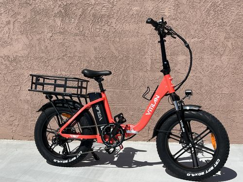Customer photo review of U7 Step-thru Foldable Fat Tire Electric Bike