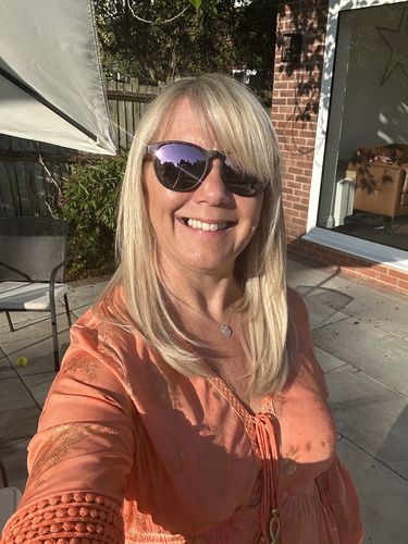 Customer photo review of Invisible Wire Human Hair Extension - Luscious Blonde