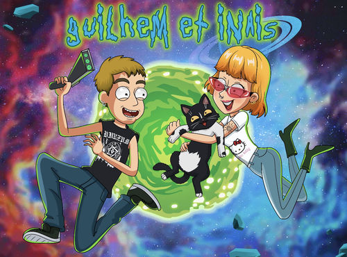 Customer photo review of Caricature dessinée à la main: Portrait Aventurier Spatial