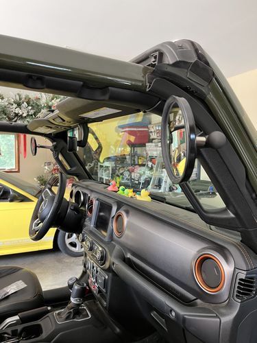 Customer photo review of Gladiator JT A-Pillar Side Mirrors with Base Mount Driver AND Passenger