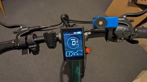 Customer photo review of I7 Pro Folding Full Suspension Electric Bike