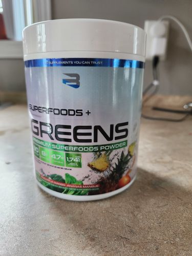 Customer photo review of Believe Supplements - Superfoods + Greens - 300g