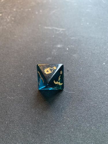Customer photo review of Custom Artwork/Font Style on Dice Set