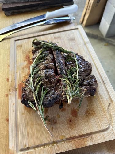 Customer photo review of Porterhouse Steak, 36oz, Prime