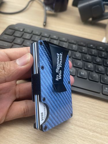 Customer photo review of Carbon Fiber Wallet