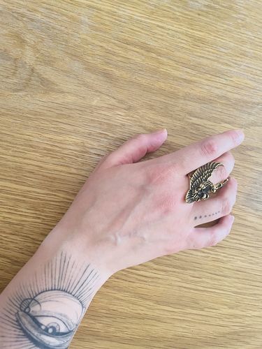 Customer photo review of Bague Aigle Américain