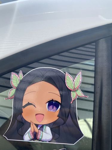 Customer photo review of Hijabi Kanae Car Decal