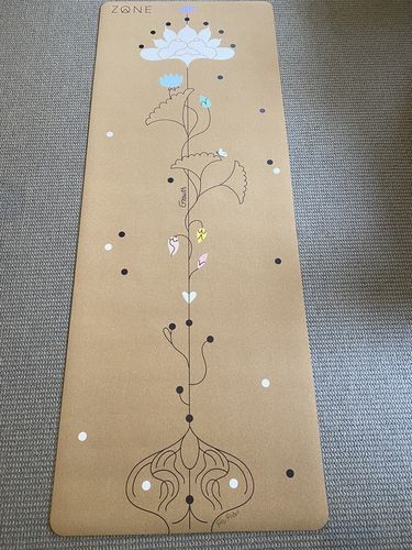 Customer photo review of Growth Cork Yoga Mat
