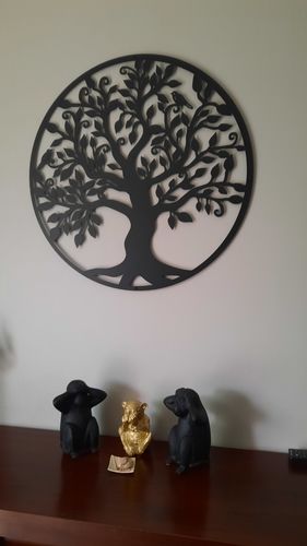 Customer photo review of Arbre de vie et oiseaux - Cercle