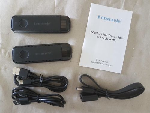 Customer photo review of Lemorele Wireless HDMI Transmitter and Receiver【G57】