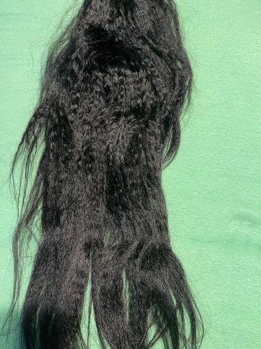 Customer photo review of 4C Edge! Kinky Straight Swiss HD Undetectable Lace 13x4 Lace Frontal Wig