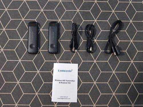 Customer photo review of Lemorele Wireless HDMI Transmitter and Receiver【G57】