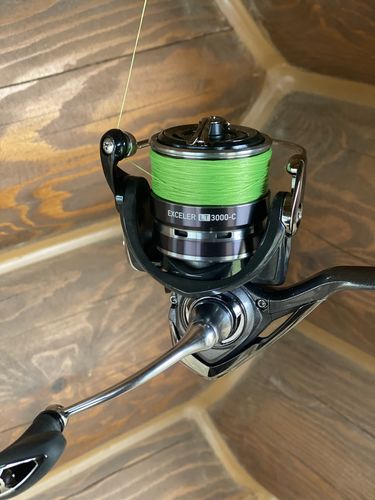 Customer photo review of Novo Molinete Daiwa Exceler LT - Super Leve e Ristente - Frete Grátis