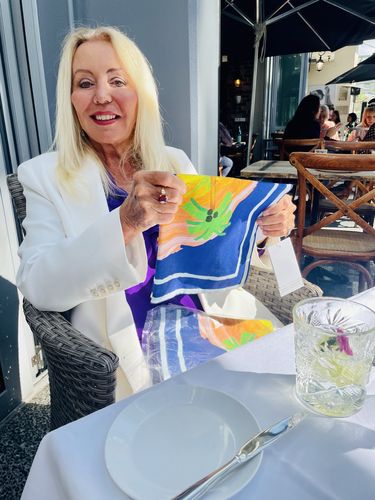 Customer photo review of The Acapulco Bay Napkin Set