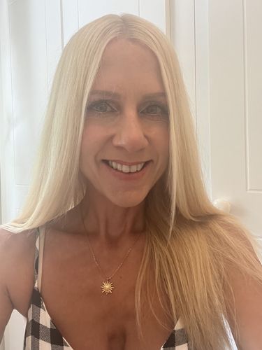 Customer photo review of Sun Pendant Necklace - Gold