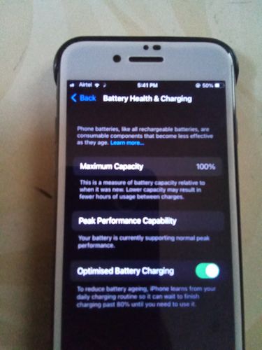 Customer photo review of MOBILE BATTERY FOR IPHONE 8