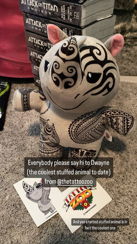 Customer photo review of Dwayne the Wrestling Rhino