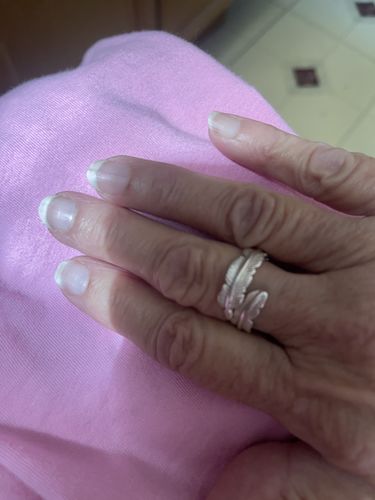 Customer photo review of Feather From An Angel Ring