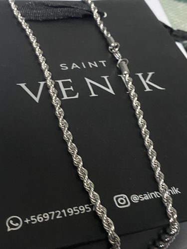 Reseña con foto de un cliente sobre Cadena Rope 4mm