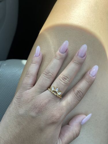 Customer photo review of Gold Twist Ring