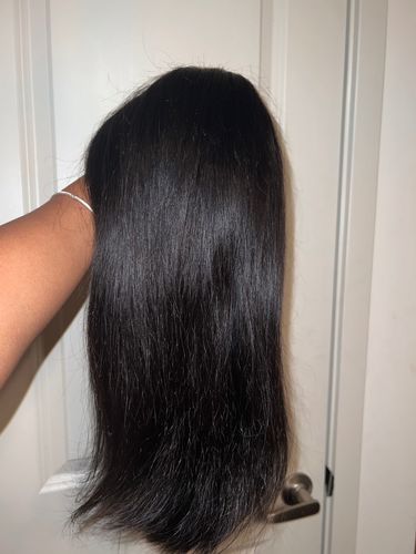 Customer photo review of No Sew In, No Glue Bob Wig U Part Wig/ V Part Wig