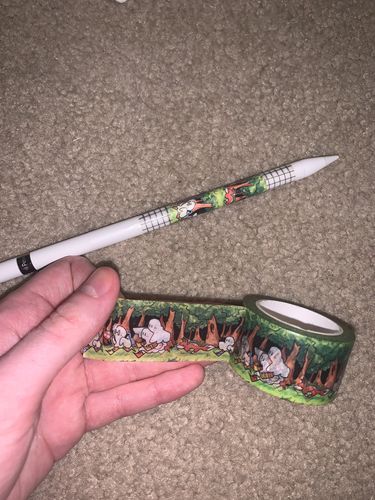 Customer photo review of Runaway Ghosts Washi Tape