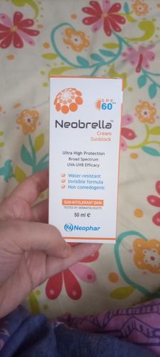 Customer photo review of NEOBRELLA SPF 60 SUNBLOCK CREAM