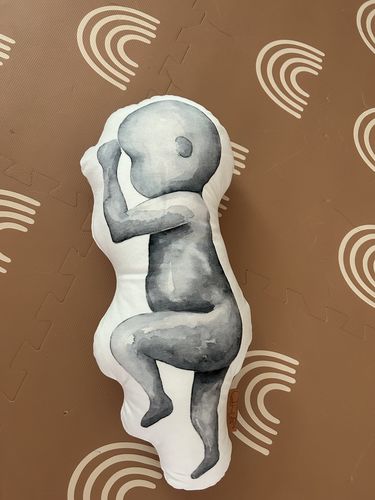 Customer photo review of Birth Pillow Watercolor One