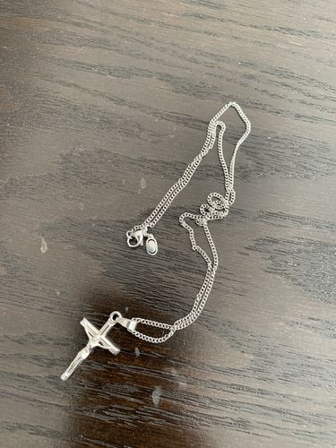 Customer photo review of Crucifix (Silver)