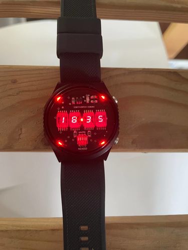 Customer photo review of RETRO LED WATCH 'RED LASER'